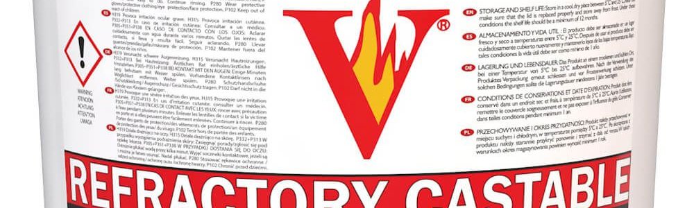 Hormigón resistente al calor Vitcas - resistencia al calor hasta 1600°C