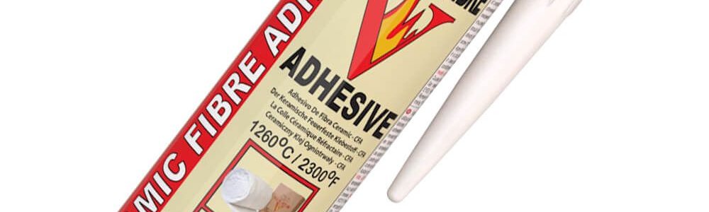 Refractory adhesives are worth using on surfaces exposed to high temperatures