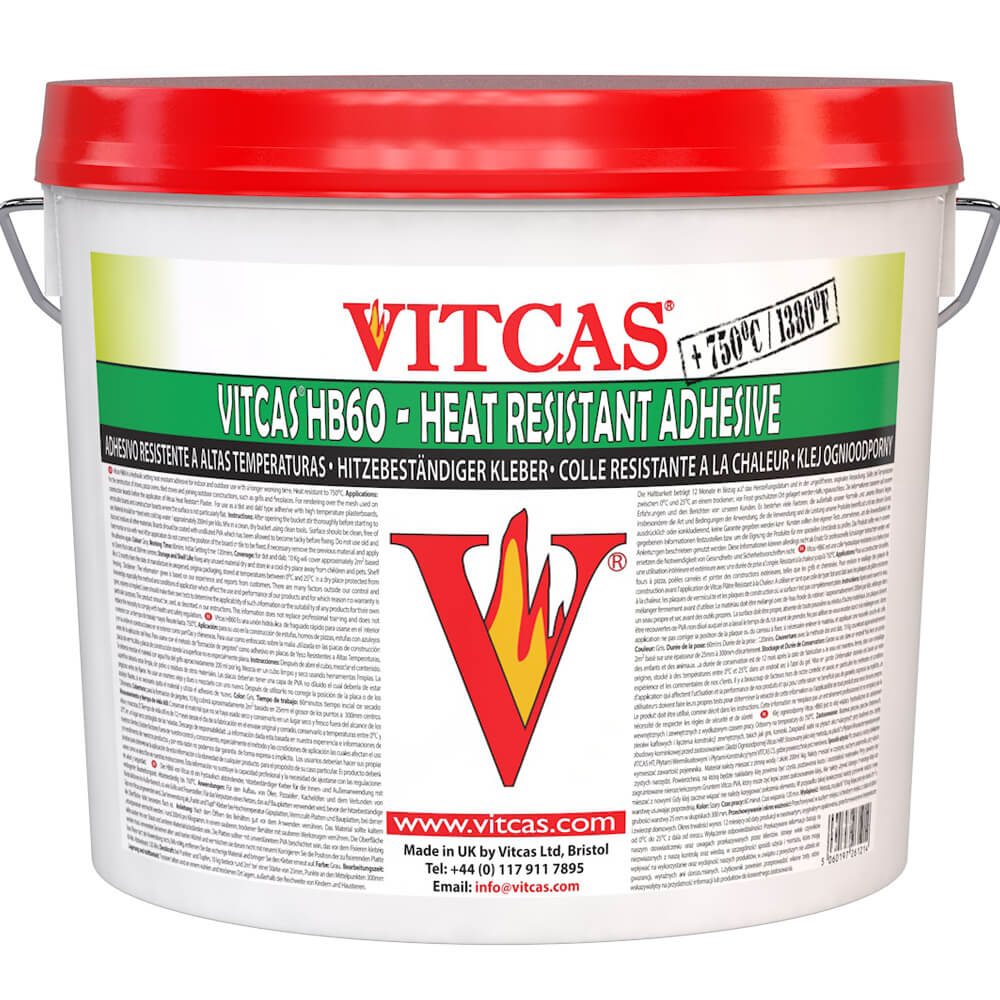 Vitcas HB60 adhesive for specified heat-resistant assemblies